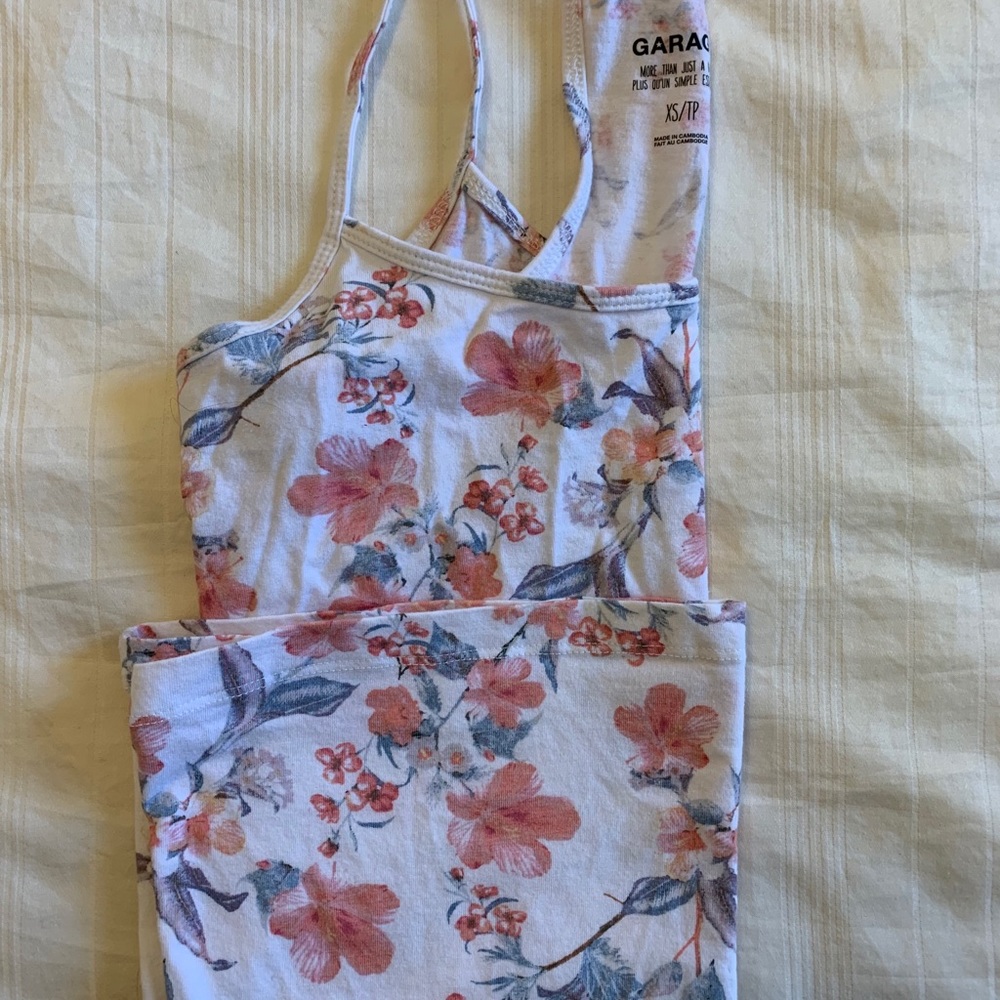 Floral tank top